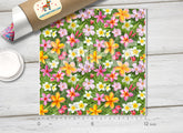 Tropical Flower Patterned Adhesive Vinyl 137